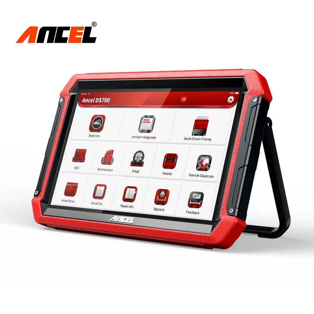ANCEL DS700 OBD2 Diagnostic Tools Professional Full System Bi-Directional Control AF Adjust DPF Injector TPMS Automotive Scanner