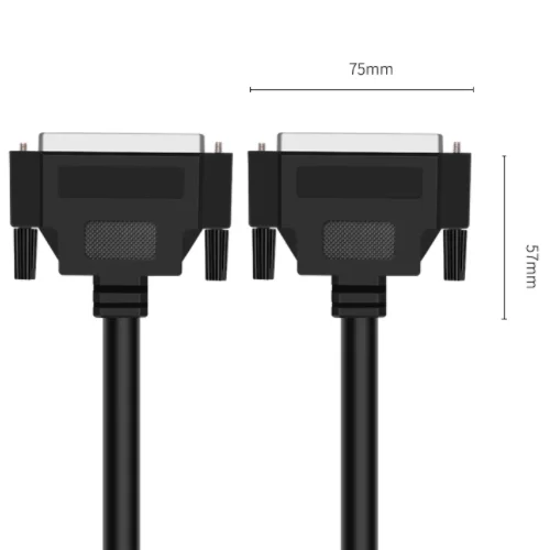 1m DB50 50-core  three-row hole connection cable Female to Male  DB50 data cable double shielding Cable