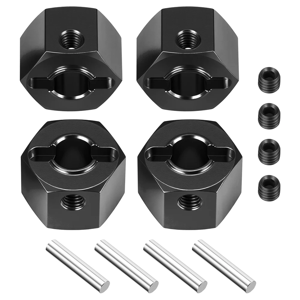 TRINOOD 9mm Aluminum Alloy Wheel Hex Adapte for 1/10 T-raxxas slash 2wd Short Course Truck RC Car Upgrades Parts
