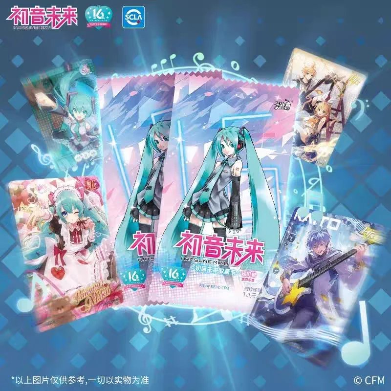KAYOU Genuine Hatsune Miku Card Symphony of Youth First Sight Bag Birthday Music Anime Collectible Cards Birthday Toy Gifts