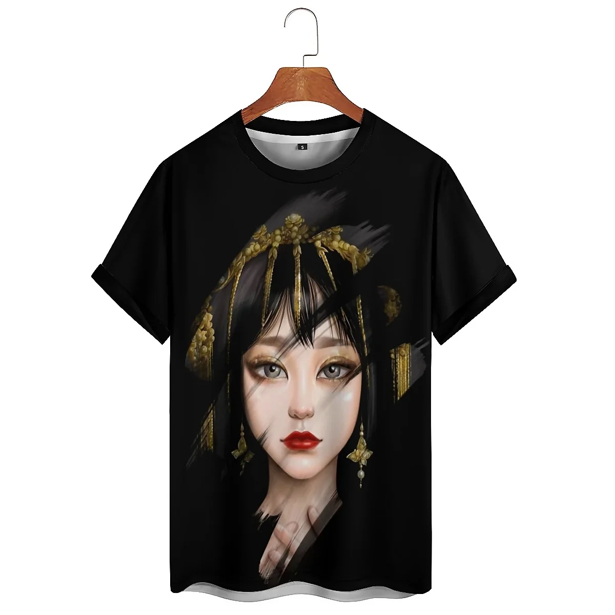 Street-chic Men's 3D Print Short-sleeved T-shirts, Soft and Comfortable, Perfect for Men and Women's Holiday Gifts