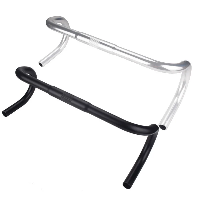 

25.4mm Road Bike Handlebar High-Strength Aluminium Alloy 420mm Bicycle Bars Lightweight Integrated Ergonomic Design Acessories