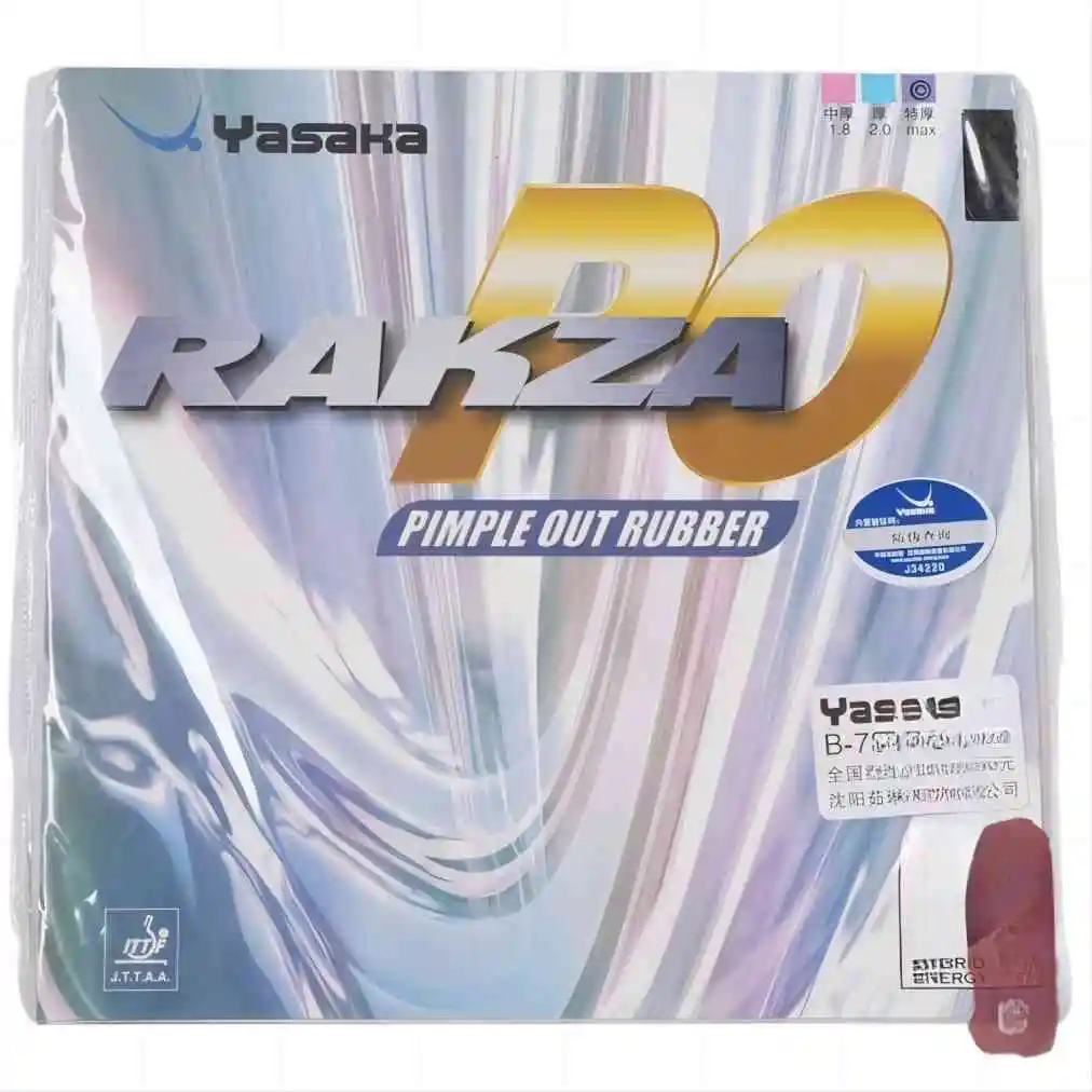 

Original Yasaka RAKZA PO RK B-78 table tennis rubber table tennis rackets pimles out racquet sports table tennis paddles