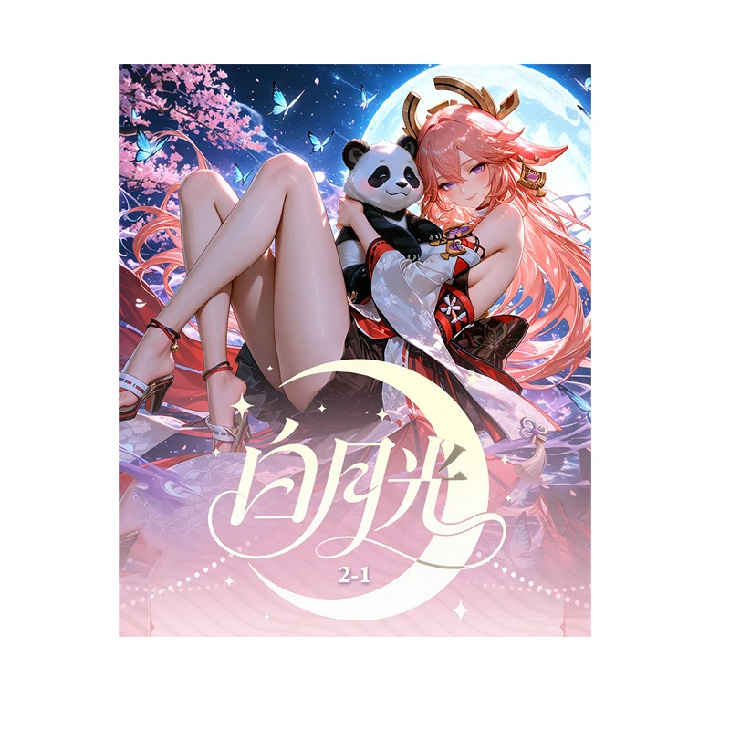 

White Moonlight A5 Waifu Boards Goddess Story Collection Card Swimsuit Bikini Booster Box - Anime Gift for Fans