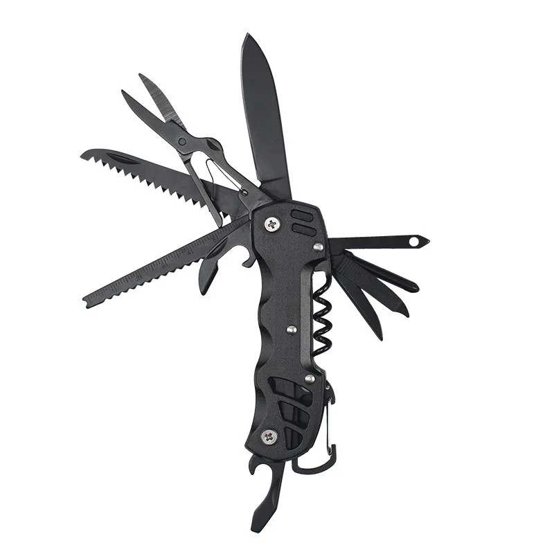 Multifunctional Folding Swiss Army Portable Stainless Steel Pocket Knife Outdoor Camping Emergency CombinationTool Survival Gea
