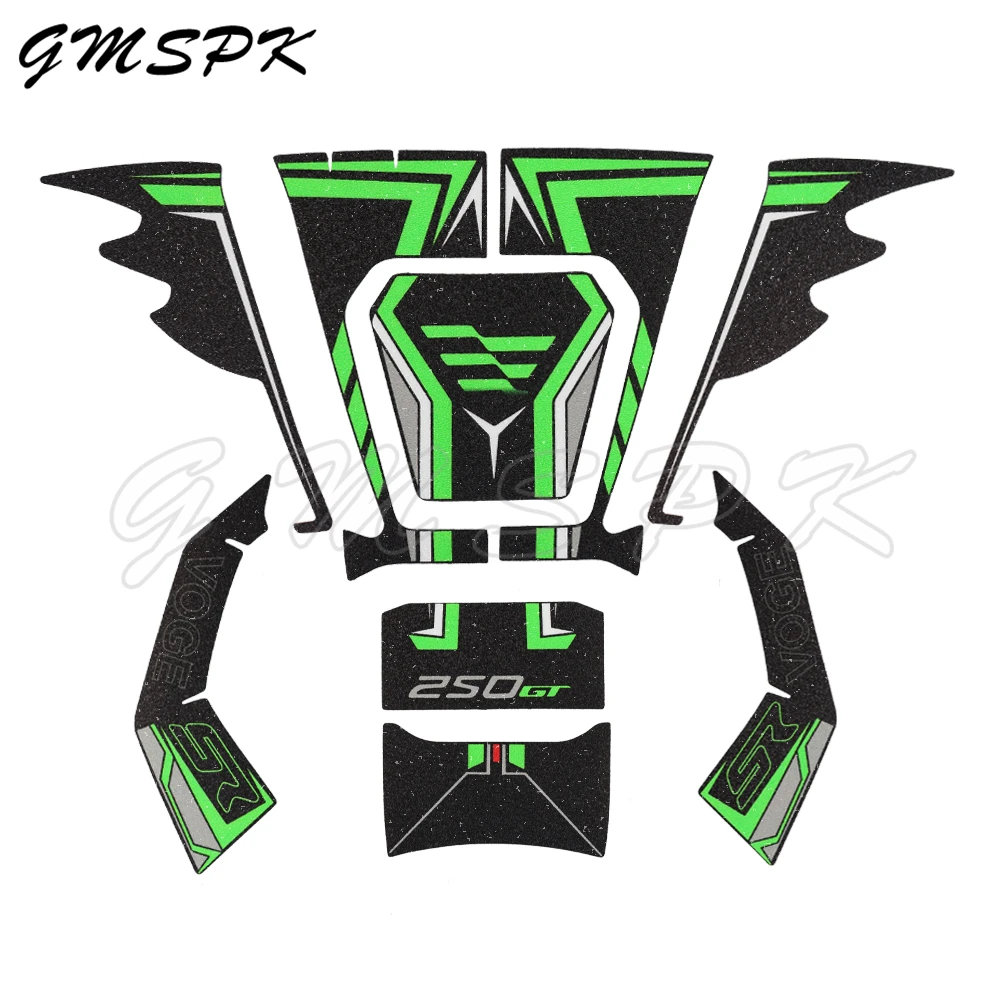 Adesivo protetor antiarranhões para tanque de combustível modificado para motocicleta fosco, decalques adequados para voge sr250gt sr 250 gt sr 250gt