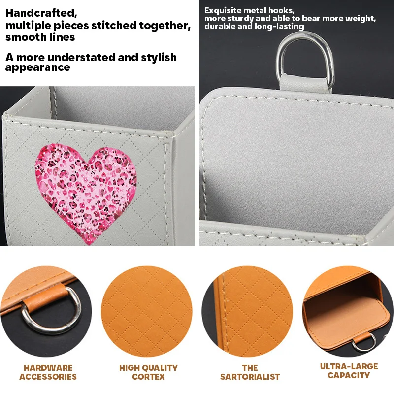 

A Storage Box Designed to Hang from Car Air Vents, Featuring a Mini Size And Multifunctional Use