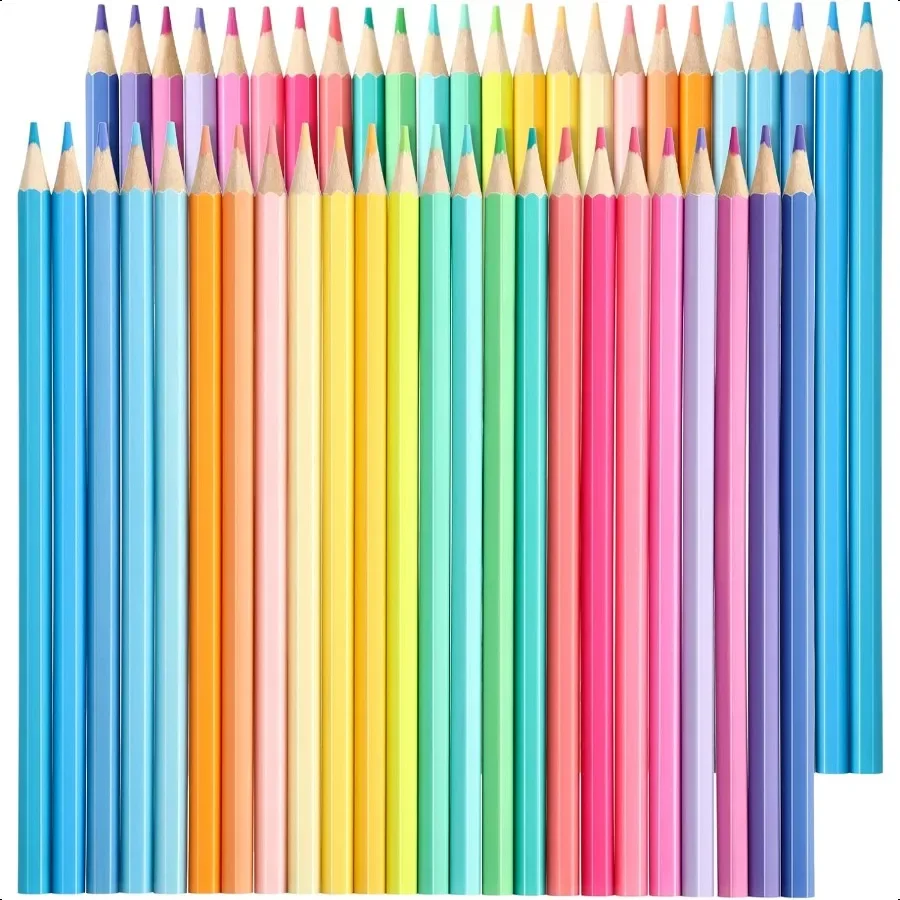 

48 Packs Colored Pencils Oil Pencils Soften Wood Pen for Adult Artists Beginners Drawing Sketching plies aron Color