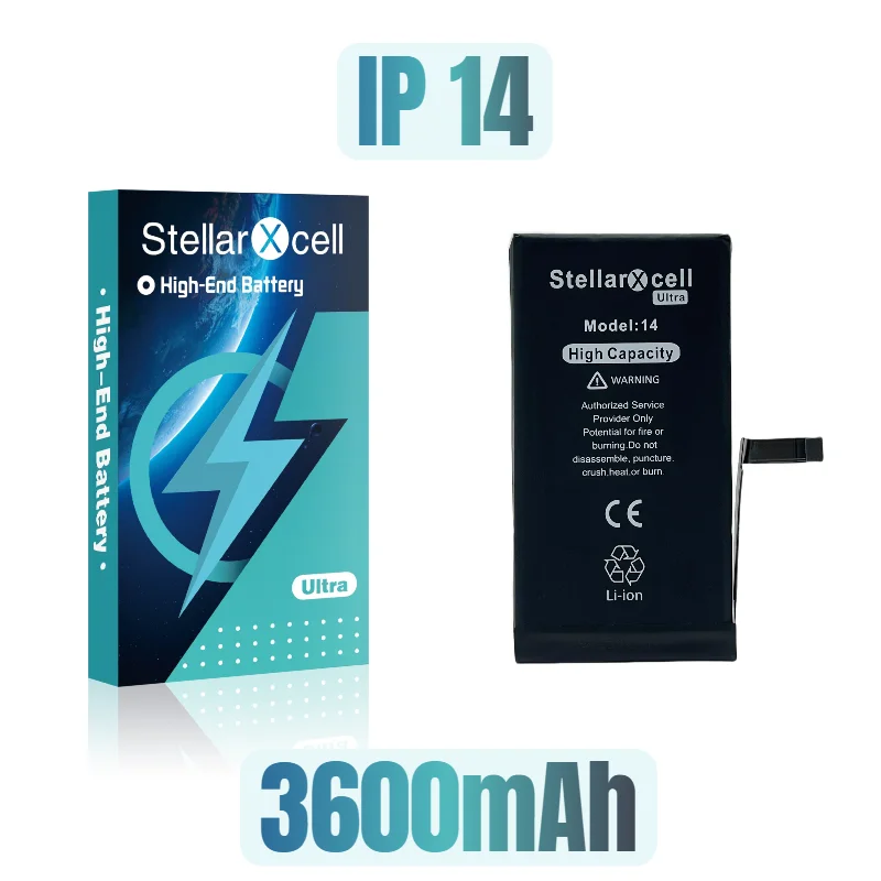 StellarXcell Ultra-Hochleistungsakku 7037 TI für iPhone 7 8 X XR XRMAX XS 11 12pro 13mini 14plus 15proMAX mit kostenlosen Werkzeugen 10