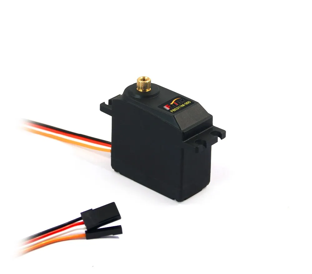 

Feetech 13 кг FB5311M-360 Металлические шестерни с непрерывным вращением Сервопривод обратной связи на 360 градусов с магнитным энкодером