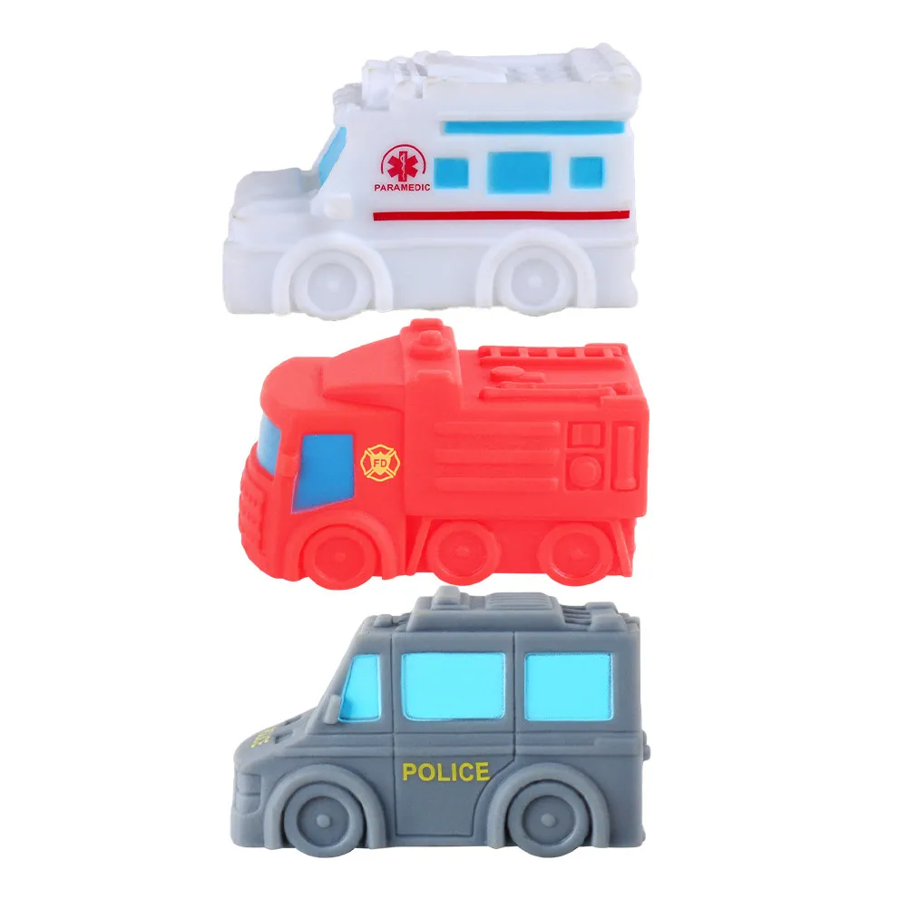

3Pcs Cartoon Car Bath Play Set Baby Squirt Water Pool Shower Fun for Toddlers Bath Toys Baby Water Toy Pool Toys