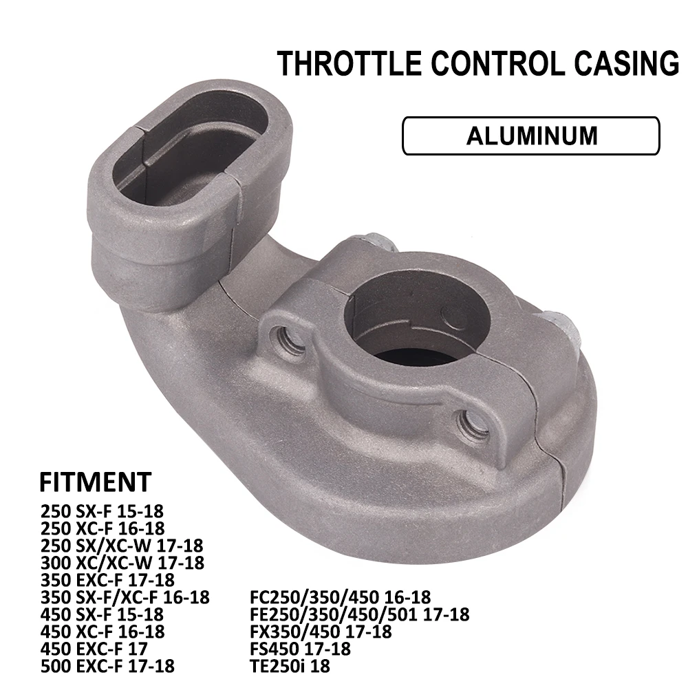 Acessórios para motocicleta, base de carcaça de controle de acelerador para ktm sxf xcf xcw sx xc fc fe fx fs te250 300 350 450 500 501