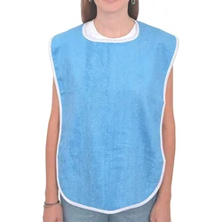 Extra Large Adult Bib for Elderly and Disabled, Waterproof Saliva Towel with Rice Pocket