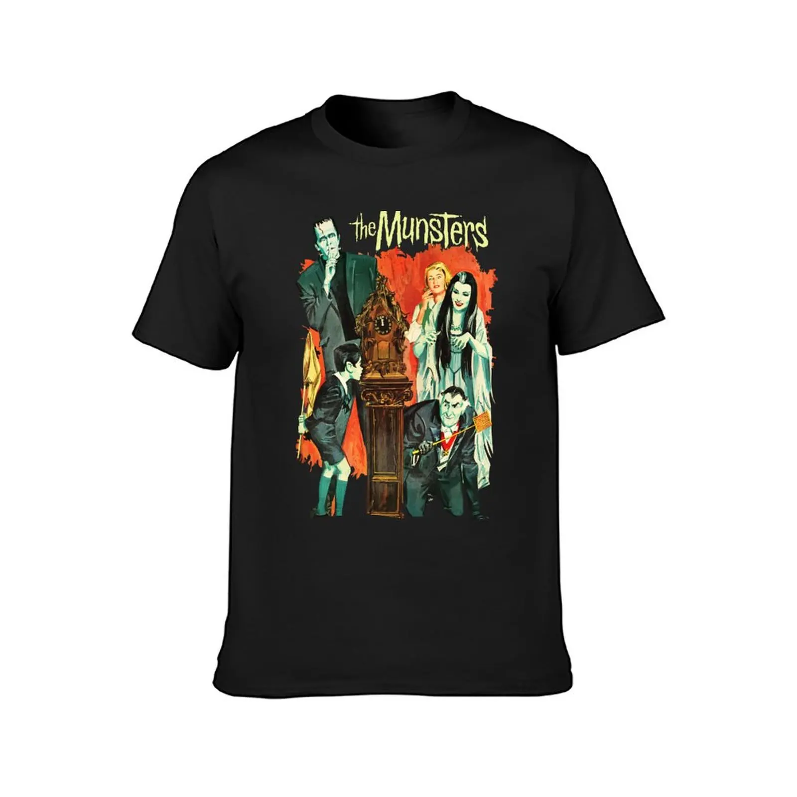 The Halloween Munsters T-Shirt vintage summer tops summer clothes quick-drying Men's t-shirts