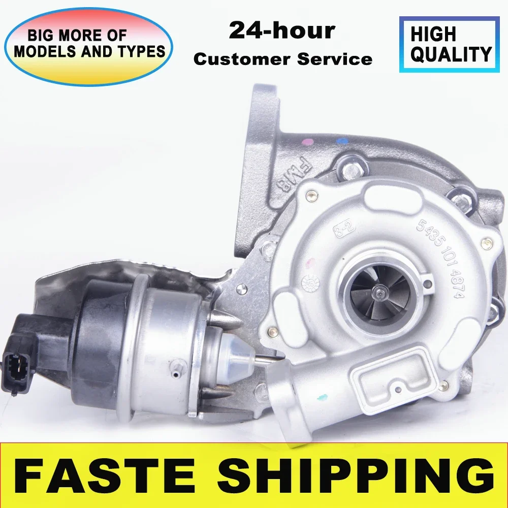 

Full Turbine BV35 Full Turbo charger for Alfa Remeo Mito 1.3 JTD 16V A13DTE 70Kw 2009- 54359710027 Complete Turbo 55212341 NEW