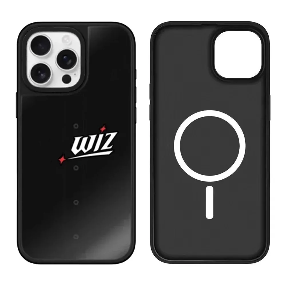 قميص الحروف المطبوعة واقية مرآة MagSafe حافظة آيفون 12 13 14 15 16 برو ماكس غطاء شل #3