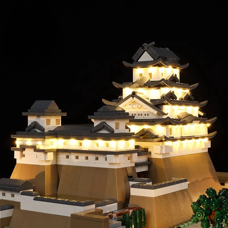 Juego de iluminación LED sin modelo adecuado para LEGO Himeji Castle Architecture 21060 (excluyendo bloques de construcción)
