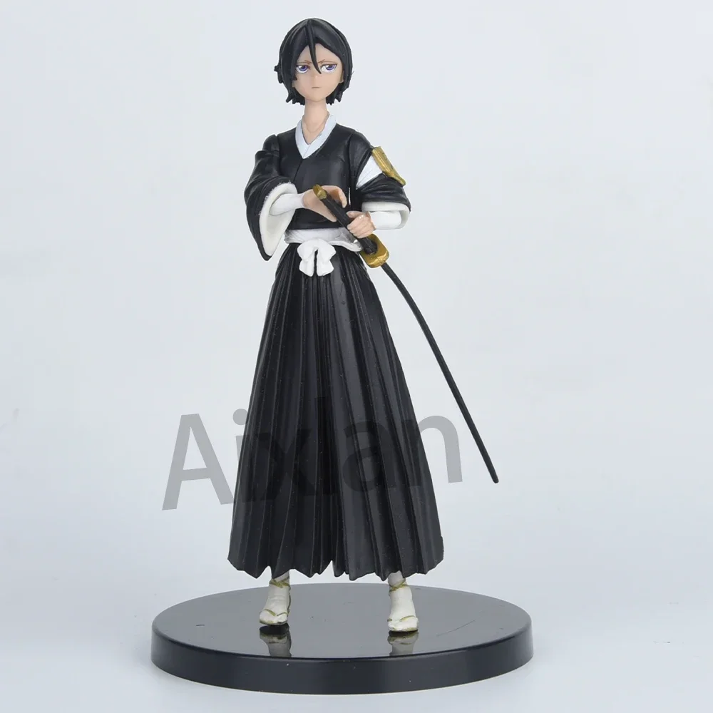 Aixlan 3pcs BLEACH Anime Figure Kurosaki Ichigo PVC Action Figure Kuchiki Rukia Figurine Collectible Model Toys Kid Gift