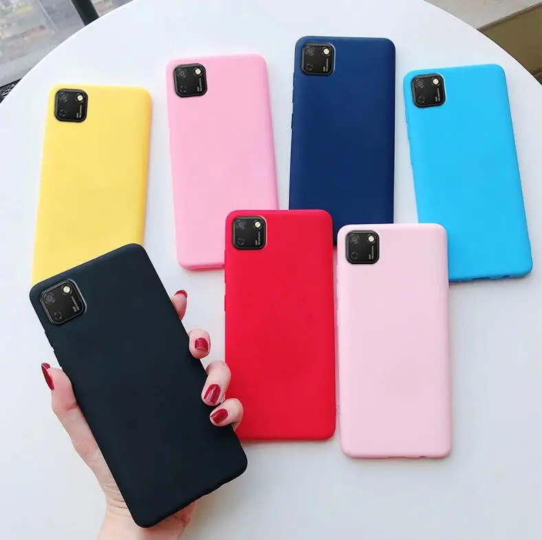 Матовый Мягкий чехол из ТПУ для Huawei Y5P, Y6P, Y7P, Y5S, Y6S, Y9S, Y7A, Y9A, Honor 9X, 9A, 9C, 9S, 20 lite, P Smart 2019, 2020, 2021, силиконовый чехол