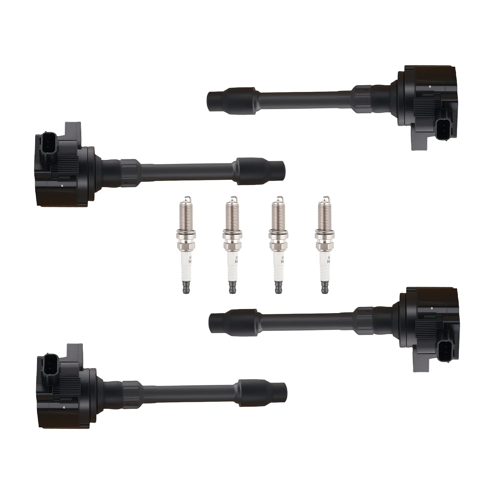

4x Ignition Coil + Spark Plug for 2016-2020 Honda Civic 2.0L Fit 1.5L UF749