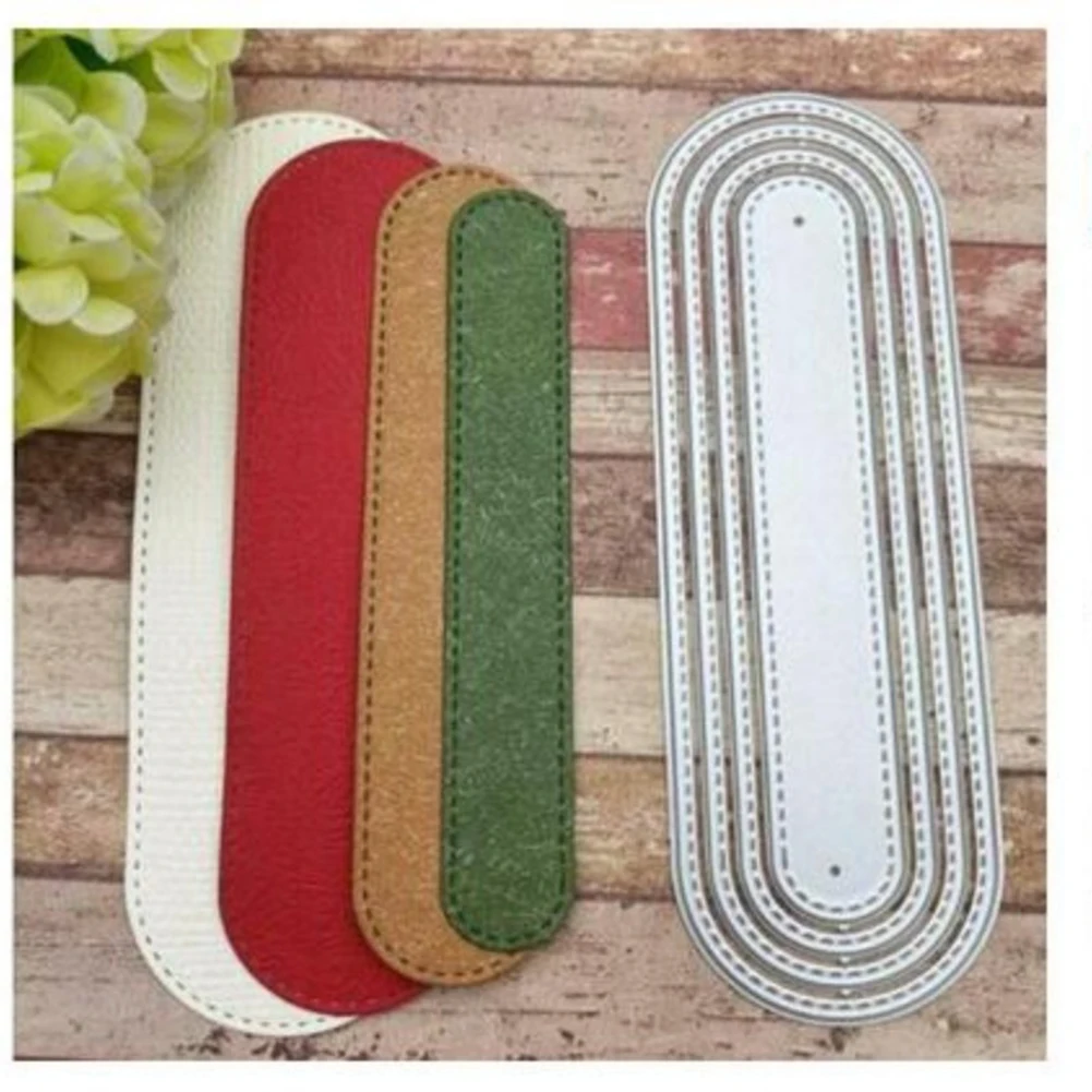 Bookmark Cutting Die Cutting Dies Embossing High Quality Oval Paper Craft Photo Albums Scrapbooking Photo Albums
