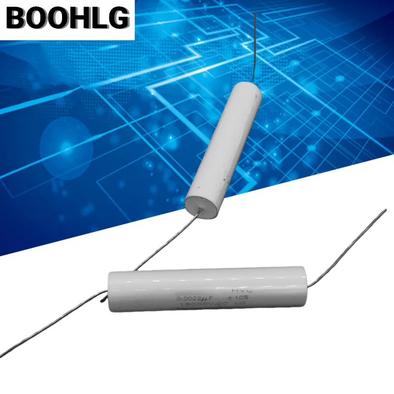 2PCS High Voltage Non-Inductive Non-Polarized Film Capacitor 0.0022UF/2.2nF/222 15KV/15000V