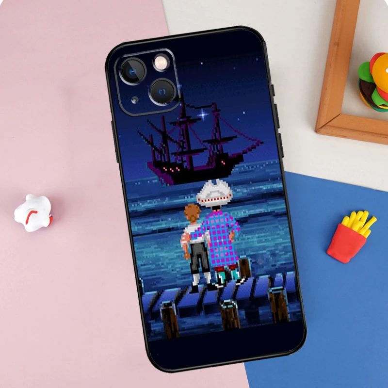 Monkey Island Print Phone Case For iPhone 11 12 13 14 15 16 Pro Max 12 13 Mini X XR XS MAX Plus Cover