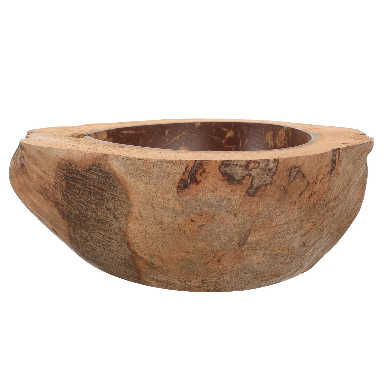 Soup Bowl Natural Coconut Shell Scented Cup Hainan Old Dried Fruit Plate Banquet Bowls Products for Food