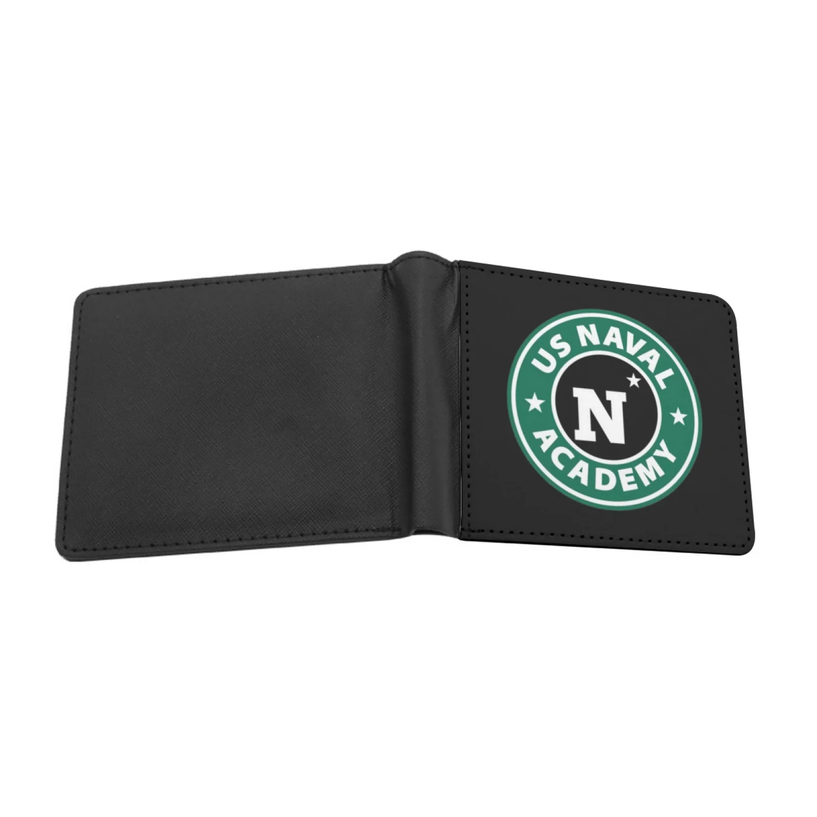 Us Naval Academy Personalized Men's Leather Wallet Credit Card Pouch Purse Us Naval Academy United States Naval Academy Usna Go