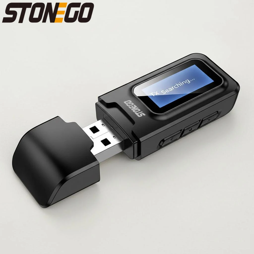 USB Bluetooth 50 Receiver Transmitter Audio Adapter for Car PC TV HD HiFi Wireless 35MM AUX