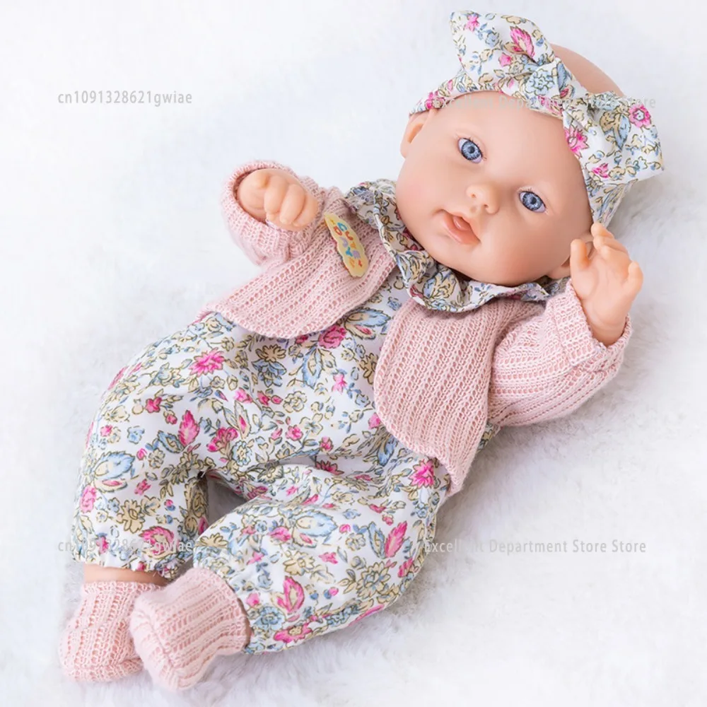 Bambola rinata in gomma per tutto il corpo da 30 cm con pelle dipinta Lavabile Soft Touch Neonato Ragazza Bambola in silicone Giocattolo Regalo di compleanno per bambini