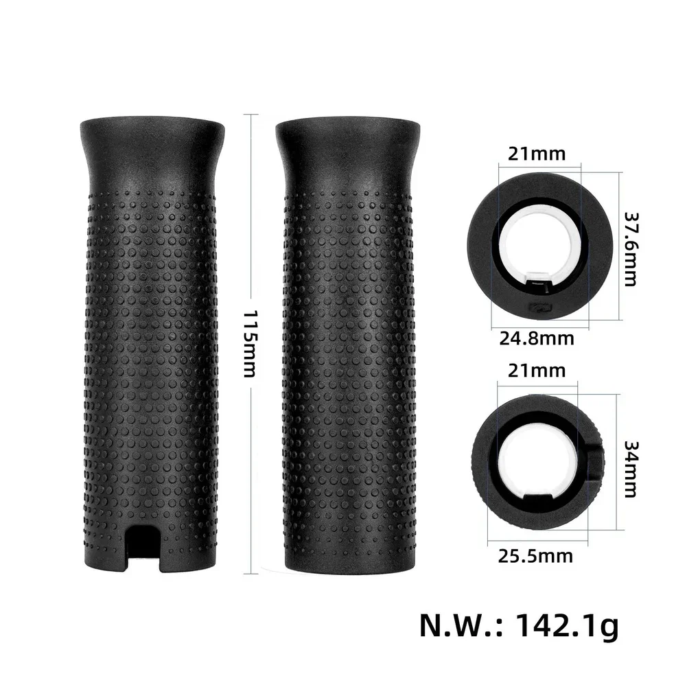 As Shown In The Images Scooter Handlebar Grips Non Slip Rubber Handle Grips Anti Slip Grips Shock Absorbing Handles