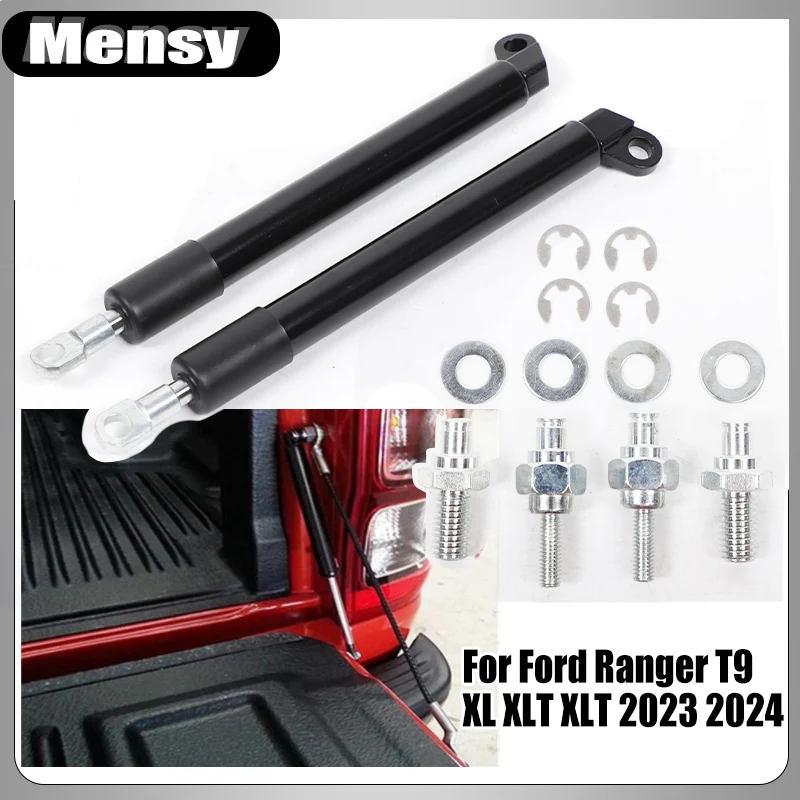 For Ford Ranger T9 XL XLT XLT 2023 2024 Rear Tailgate Damper Assist Strut Shock Slow Down Damper Gas Spring Strut Lift Support