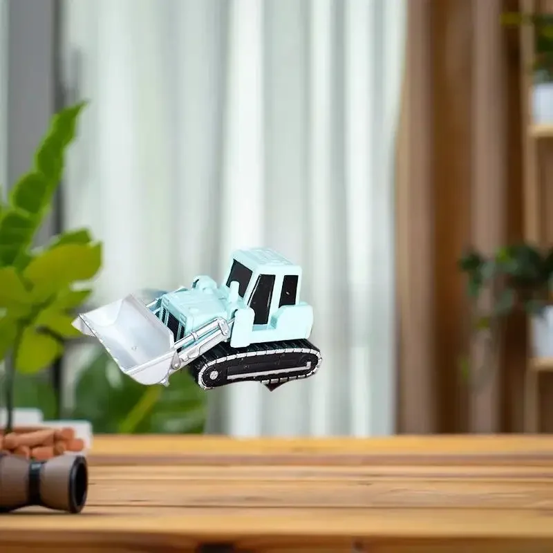 Modèle de voiture jouet unique, conception d'ingénierie en alliage, mécanisme de traction, diapositives à l'inertie, complet avec boîte de rangement