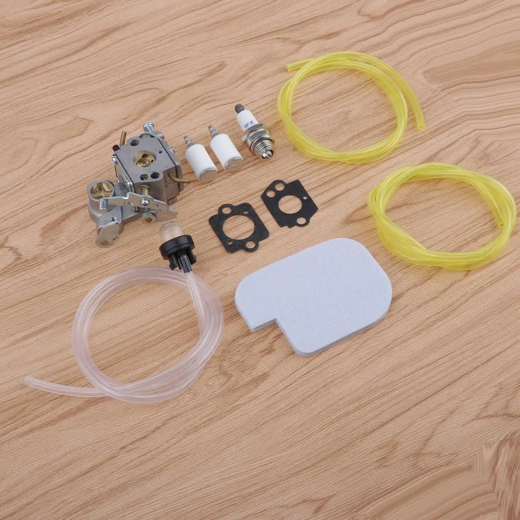 キャブレターキット W-26 W-26C C1M-W26 エアフィルター、スパークプラグ、ガスケット付き