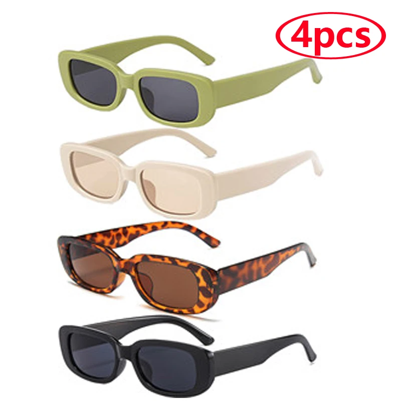 13 stks Kleine Vierkante Zonnebril Vrouwen Retro Zonnebril Mannen Merk Klassieke Reizen Rechthoek Snoep Kleuren Brillen Vrouwelijke UV400