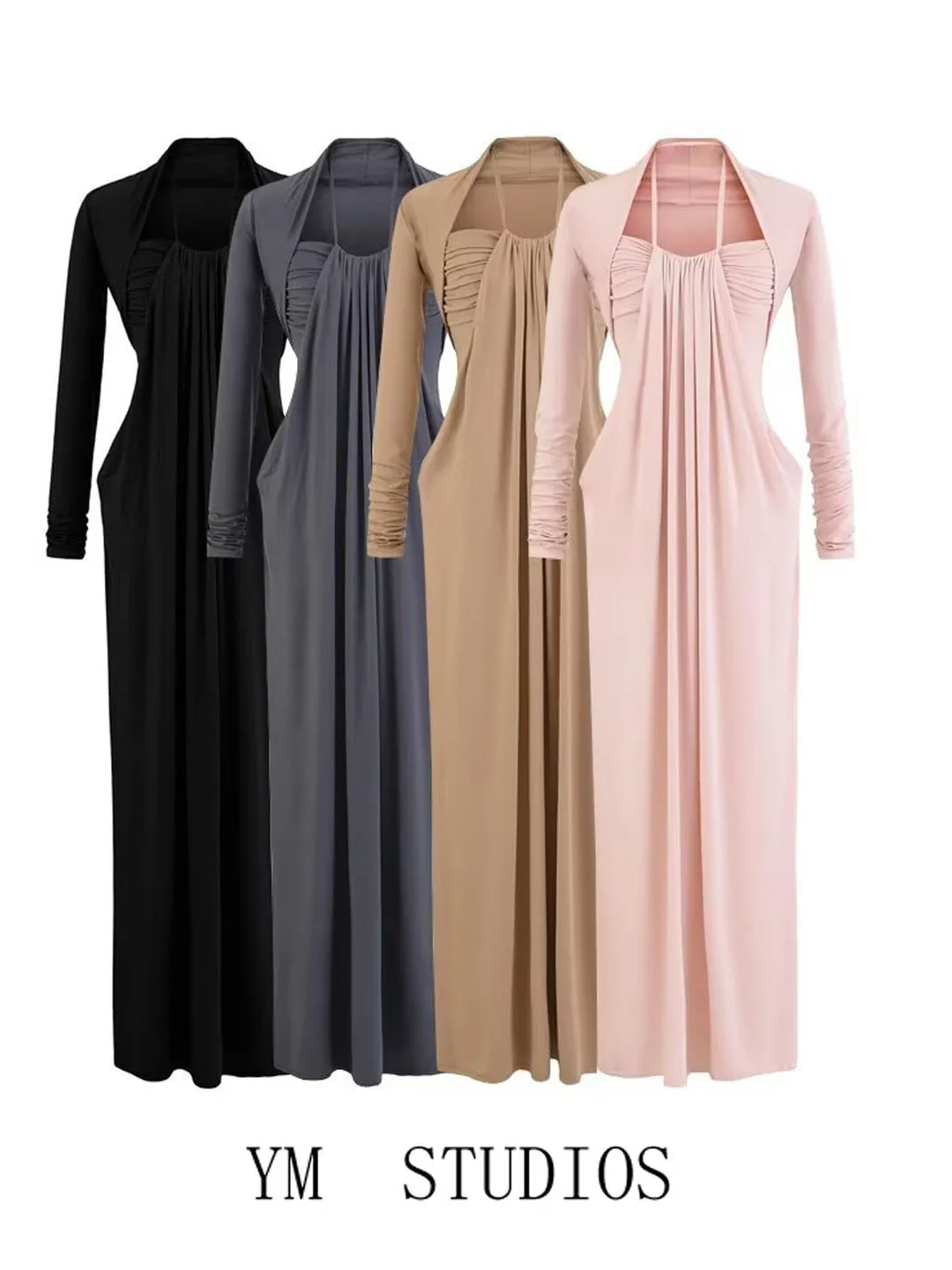 Ele Long Sve Wrap N…