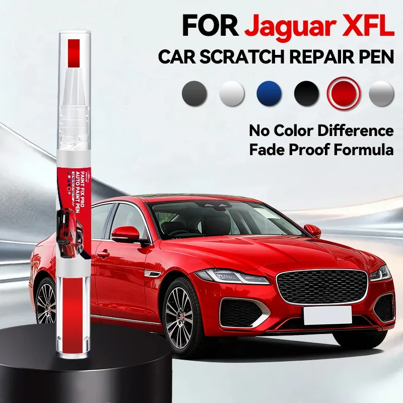 

Ремонтный карандаш для лакокрасочного покрытия Jaguar XFL 2016-2020 X260, средство для удаления царапин, аксессуары для авто, черный, белый, серебристый