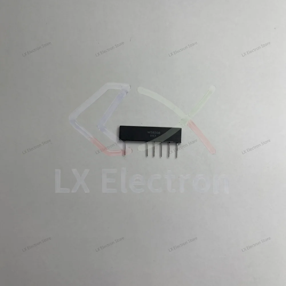 Precision Resistor Network UPRNS1776 MS8208 1k-10MΩ ±0.02% 2ppm/℃ SIP Metal Film Array for Multimeter Divider Low Drift 1pcs/Lot