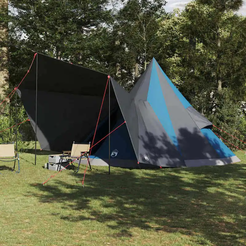 Tente Tipi familiale avec toit pour le camping et les activités de plein air – Imperméable, ignifuge, ventilée, design pliable compact