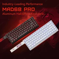 FGG Original MADLIONS Mad 60/68 HE teclado con interruptor mecánico para juegos personalizado 0,02 RT 8K HZ 0,125 ms latencia RGB intercambio en caliente