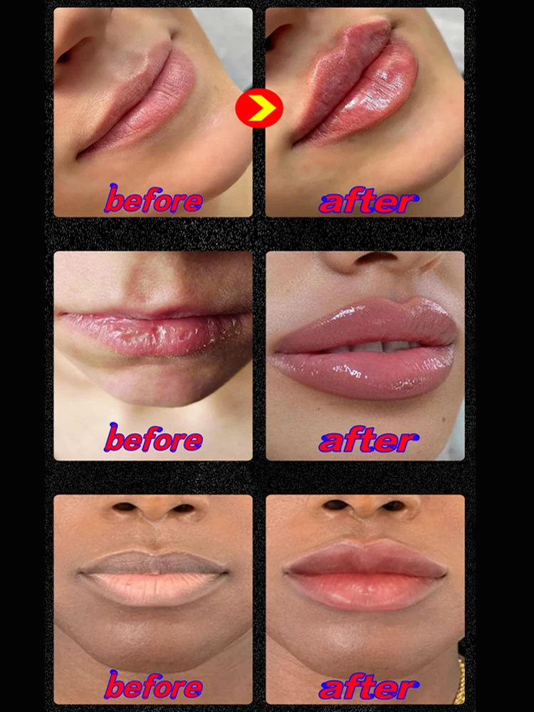 Blijvende Lip Voller Serum Vergroot de elasticiteit van de lippen Instant Volumising Verminder fijne lijntjes Hydraterende Voedende verzorging