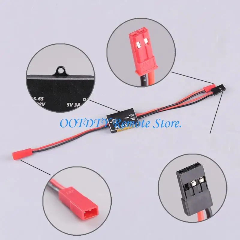 

Lightweight 5V 12V Step Down Power Supply Regulation 7-28V to 5V/13-28V to 12V Module for Quadcopter