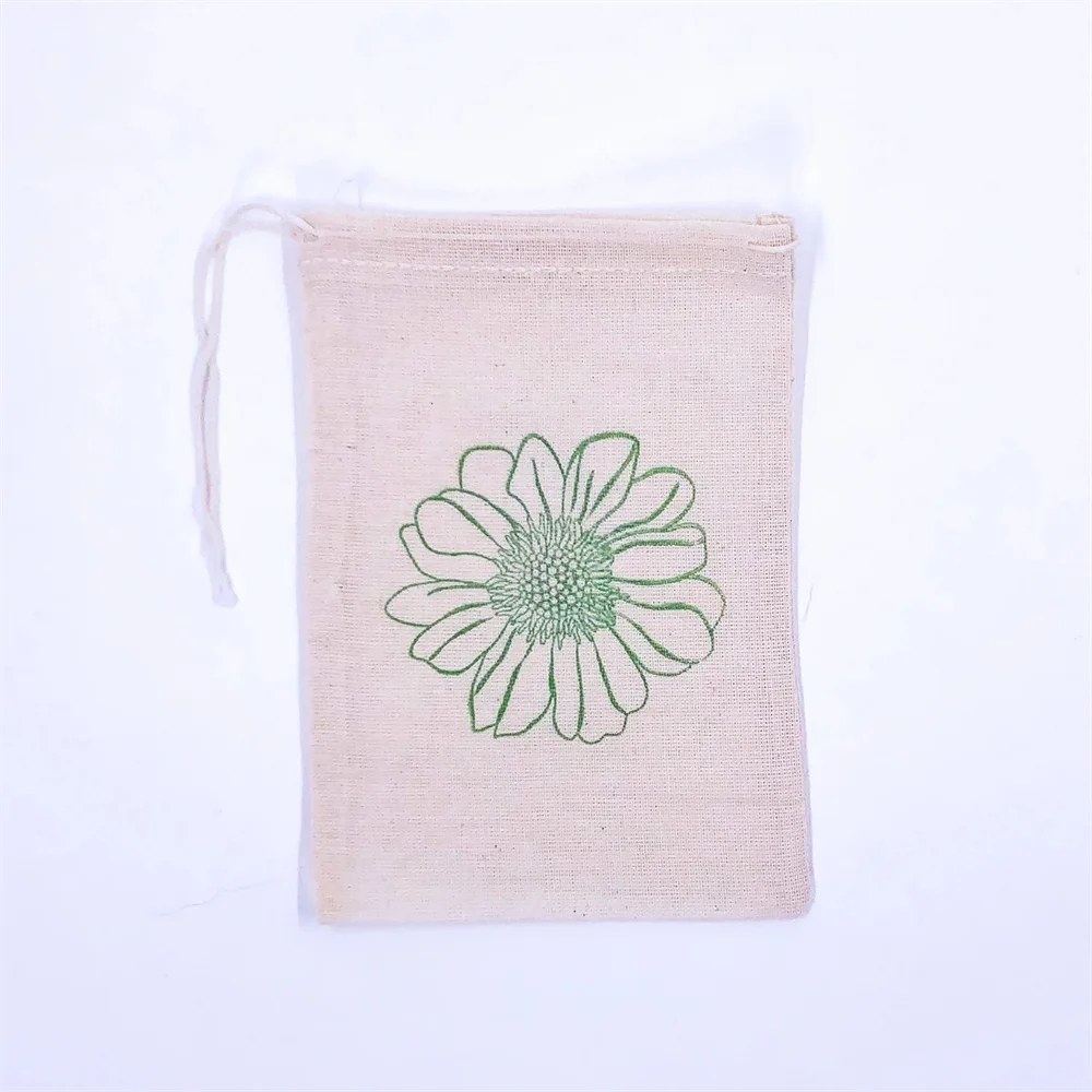 20pcs Sunflower Favor Bags Flower Party Bag Birthday Muslin Bag Baby Shower Gift Goodie Bag Wedding Welcome Bachelorette Petal