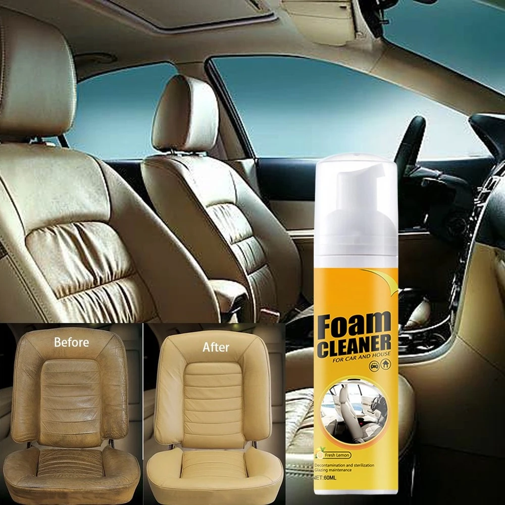 30ml Home Cleaning Foam Cleaner Spray Multi-purpose Anti-aging Cleaner Tools For Car Interiors Or Home Appliance