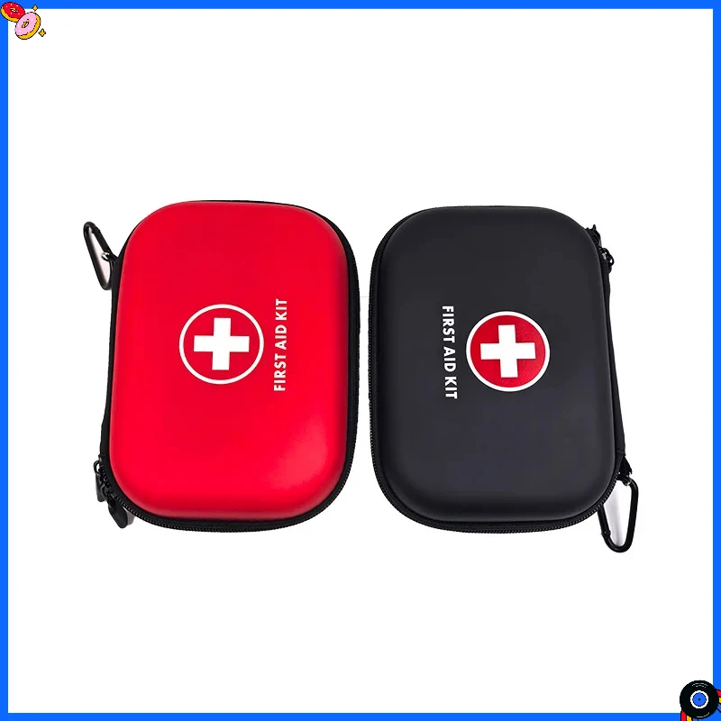 

Портативная аптечка в жестком футляре с карабином - компактная неотложная медицинская сумка для дома, улицы, путешествий, камеры