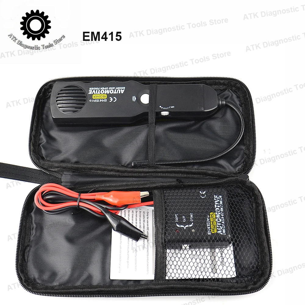 EM415PRO Automotive Short Cable Tracker & Open Wire Finder Universal EM415 PRO 6-42V DC Find Car Short Circuit Wire