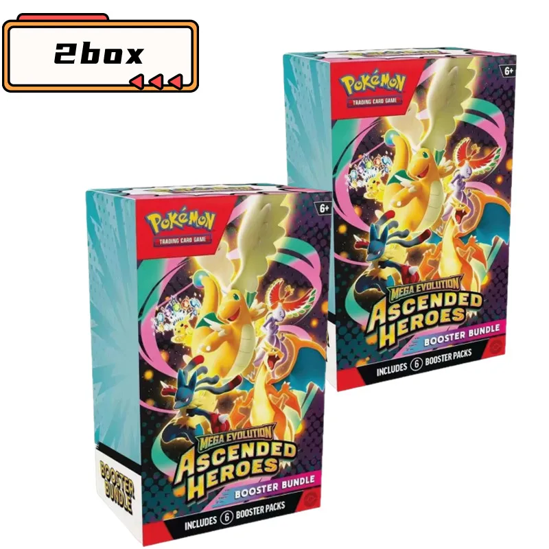 Mega Series Ascended Heroes Perfect Order English TCG Trading Card Booster Box Game Collectible Cards Hobby Collection Toy Gifts