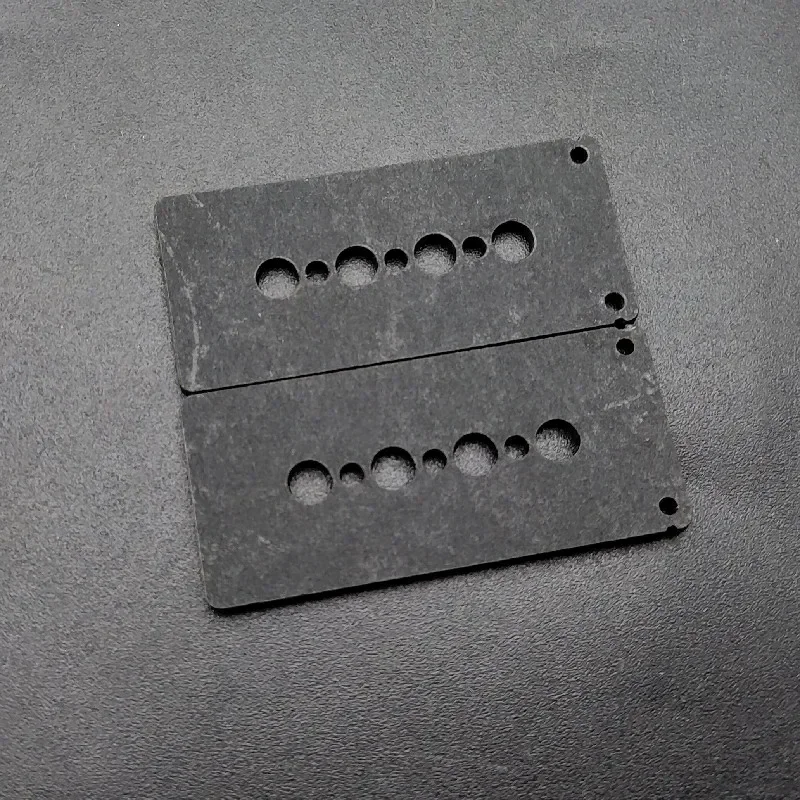 6Sets PB Bass Fiber Bobbin Pickup DIY Parts for Precision Bass Pickup Black