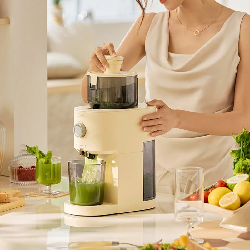 13CM Large Caliber Juicer Fruit Vegetable Screw Slow Juicer Multifunctional Home Low-speed Juicer Commercial Electric Juicer